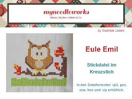 Unsere tipps + vordrucke zum schreiben einer pressemitteilung machen ihre dokumente zum seriösen hingucker im geschäftsalltag. Kreuzstich Stickdatei Waldtier Eule Emil