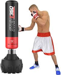 The best free standing punching bags. Maxstrength Pedestal Free Standing Boxing Or Kickboxing 182 Cm Punch Bag Martial Arts Mma Fitness Equipment Mixed Martial Arts Mma Training Equipment Red Black Amazon Co Uk Sports Outdoors