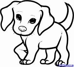 Dog with puppies coloring pages. Simple Baby Animal Coloring Pages Novocom Top