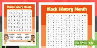 Here's what to do, read, and see to immerse yourself in the rich history of black culture and meet the figures who changed (and are changing) the world. Free Black History Month In Canada Word Search Intermediate Or Higher