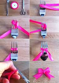 Tutorial Noeud Fourchette Diy Diy Bow How To Make Bows Crafts