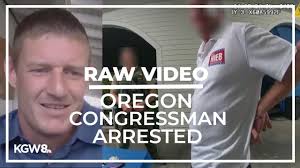 Police body camera footage shows arrest of Oregon State Rep. James Hieb