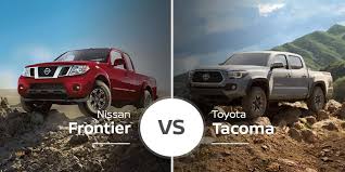 If you're looking to buy a tacoma, you can save money by. Nissan Frontier Vs Toyota Tacoma
