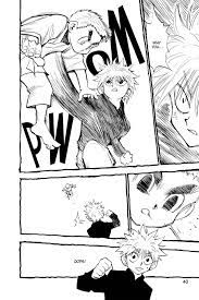 This subreddit is dedicated to the japanese manga and anime series hunter x hunter, written by yoshihiro togashi and adapted by nippon animation and madhouse. Manga Panels Hunter X Hunter Hunter X Hunter Anime Demon Boy Anime Crying