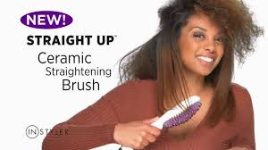 I am using the ceramic straightening bru. Instyler Straight Up Brush Tv Commercial Brush Your Hair Straight Ispot Tv