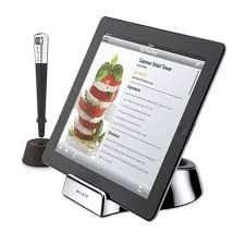Pin It The Ipad Makes An Awesome Recipe Book For Use In The Kitchen But Where You Put It Whilst You Re Cooking Ipad Kitchen Stand Kitchen Tablet Kitchen Stand