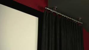 Ties measure 19 inches each. Home Theater Curtains Pictures Options Tips Ideas Hgtv