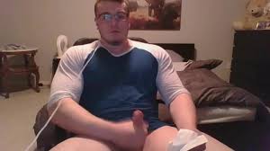 Muscle Nerd Jerk off & Cum: Gay Man Man Porn