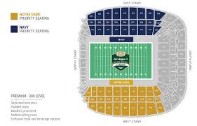 Notre Dame Football Stadium Seating Chart Notre Dame