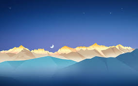 Hd Wallpaper Yellow And Blue Mountains Digital Wallpaper Night Minimalism Wallpaper Flare Also for mobile and tablet. hd wallpaper yellow and blue mountains
