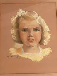 Does anyone recognize the child or artist in this 1948 drawing?