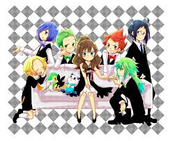 Black And White Gym Leaders B W Trainers Pokemon Game Characters Black Pokemon Pokemon