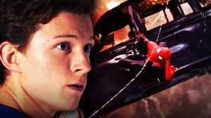 #spiderman trilogy #spiderman sam raimi #spiderman 3 #tobey maguire. Tom Holland S Spider Man 3 Set Photos Tease Car Crash Action Scene