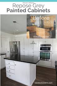 Brand new cabinets, knotty alder,.drawers @ doors,made by real wood, quartz top. From Knotty Alder To Light Grey Kitchen Cabinets Sawdust Sisters