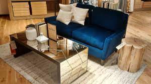 Clear, tempered glass shelf and top. My Visit To West Elm London The Interiors Addict