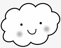 900x1200 easy drawings with coloring for kids learn how to draw a cute. Drawing Cloud Painting Sky Rain Nube Para Colorear Transparent Png 1025x750 Free Download On Nicepng