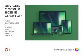 Newest Device Mockups On Yellow Images Creative Store