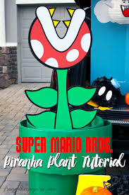 This is a gallery of images featuring piranha plants. Mario Brothers Piranha Plant Diy And Question Mark Box Tutorial Frog Prince Paperie