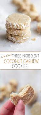 Three Ingredient No Bake Coconut Cashew Cookies Gf Lowcarb Inspector Gorgeous Recipe Cashew Cookies Recipe Dessert Recipes Cookie Recipes