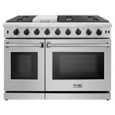 6.8 cu. ft. double oven gas range