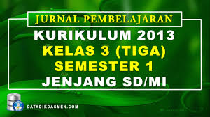 Journal of secondary mathematics education. Jurnal Pembelajaran Tematik Kelas 3 Semester 1 Sd Mi Kurikulum 2013 Tahun Pelajaran 2020 2021 Datadikdasmen Com