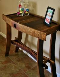 A Table Made From A Wine Barrel Wine Barrel Furniture Barrel Furniture Wine Barrel Decor