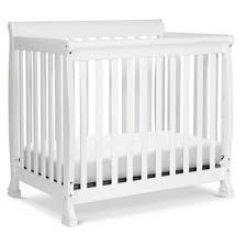 Davinci Kalani 4 In 1 Convertible Mini Crib And Twin Bed White In 2020 Mini Crib Convertible Crib Cribs