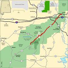 Within the talladega national forest about 5 miles north of cheaha falls, you'll find salt creek falls. Talladega Scenic Drive Alabama Talladega National Forest Length 26 4 Mi 42 5 Km Time To Allow One Hou Talladega National Forest Alabama Travel Scenic Drive