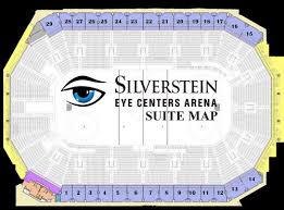 Seating Chart Silverstein Eye Centers Arena