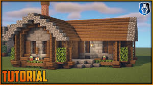 Both of these materials are very easy to get and. Minecraft How To Make A Medieval Stone House Tutorial Youtube