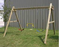This step by step diy woodworking project is about simple swing set plans. Need Plans To Construct An A Frame Swingset Swing Set Diy Plans Swing Set Diy Swing Set Plans