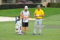 Kevin Chappell and his caddie during the final round of the Arnold ...