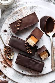 Protein Twix Bars Vegan Gluten Free Refined Sugar Free Rezept Zuckerfreie Desserts Dessert Nachtisch Ohne Kochen