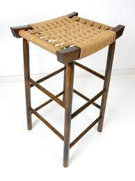 Kylie brown backless counter stool. 1960s Modernist Japanese Craftsman Bar Stool Set At 1stdibs