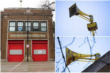These creepy tornado sirens were recorded in chicago in august 2008. Here S The Deal With The Air Raid Siren Atop Rogers Park Firehouse For Sale Rogers Park Chicago Dnainfo
