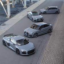 Nardo Grey Family Photo Audi R8 Rs3 Sedan Rs5 And Rs3 Hatch Autoevolution Audi Rs3 Audi Audi Cars