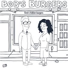 A subreddit for fans of the tv show bob's burgers. I Made A Coloring Book For My Girlfriend For Our Anniversary Here S One Page Us Burgerfied Bobsburgers