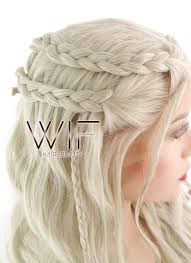 Light Ash Blonde Braided Lace Front Synthetic Wig Lf2017