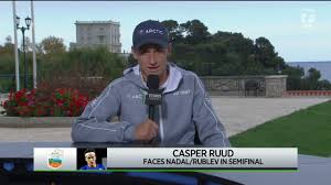 Casper ruud takes on jordan thompson in round 1 of the australian open 2021. Casper Ruud 2021 Rolex Monte Carlo Masters Quarterfinal Win Interview Youtube