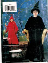 Butterick Pattern 3184 P360 Harry Potter Style Costumes Wizard's Robes,  Gowns And Hats – Child Sizes 7, 8, 10 | Sewing Pattern Heaven