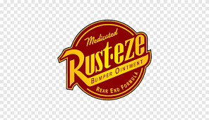 Rust Eze Bumper Ointment Logo Lightning Mcqueen Cars Logo Car Label Text Png In 2021 Disney Cars Characters Car Logos Car Stickers Funny