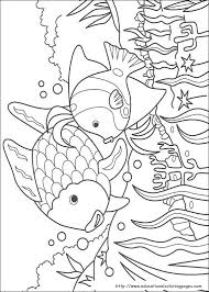 Dust with flour and tap out excess. Rainbow Fish Coloring Pages Free For Kids