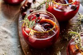 Shake, strain into a martini glass and garnish with skewered cranberries. Cranberry Bourbon Sour Half Baked Harvest