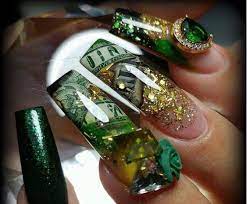 The Chicest Nail Stickers To Elevate Your Diy Mani This Fall In 2021 Gold Nails Nail Designs Gold Nail Designs