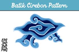 Indonesia adalah negara yang terkenal dengan motif batik. Blue Batik Cirebon Mega Mendung Indonesia Set Svg Vector Image Grafik Von Arief Sapta Adjie Creative Fabrica