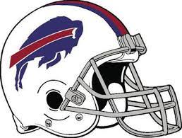 The blue leaping buffalo logo on the side with red, blue and navy stripes up the middle of the shell was retained but the grey facemask was replaced with a white one, bringing back one element of what the club used during their afc championship seasons. Reed Raps Buffalo Bills Over Game Day Tailgate Village Olean Oleantimesherald Com