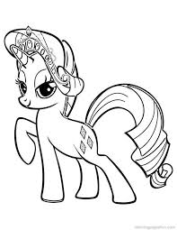 My Little Pony Coloring Pages My Little Pony Coloring My Little Pony Rarity Cartoon Coloring Pages