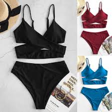 Maybe you would like to learn more about one of these? Valen Women S Bikini High Waisted Tummy Control Two Piece Swimsuit Swimwear Tankini Shopee Mexico