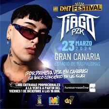 Tiago PZK visitará en exclusiva Maspalomas por primera vez en el DN7 Music  Festival Vol. 3