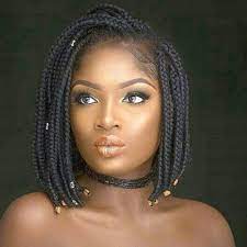 Black women often braid their kids' hair too in order to keep it as healthy as possible. 50 Mega Natural Hairstyles Pack For Black Women New Natural Hairstyles Bob Braids Hairstyles Short Box Braids Box Braids Styling